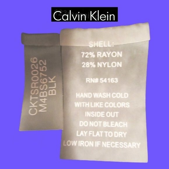 Calvin Klein NEW Bohemian Geometric Crochet-Mesh Semi-Sheer Sweater Top M - Picture 11 of 12